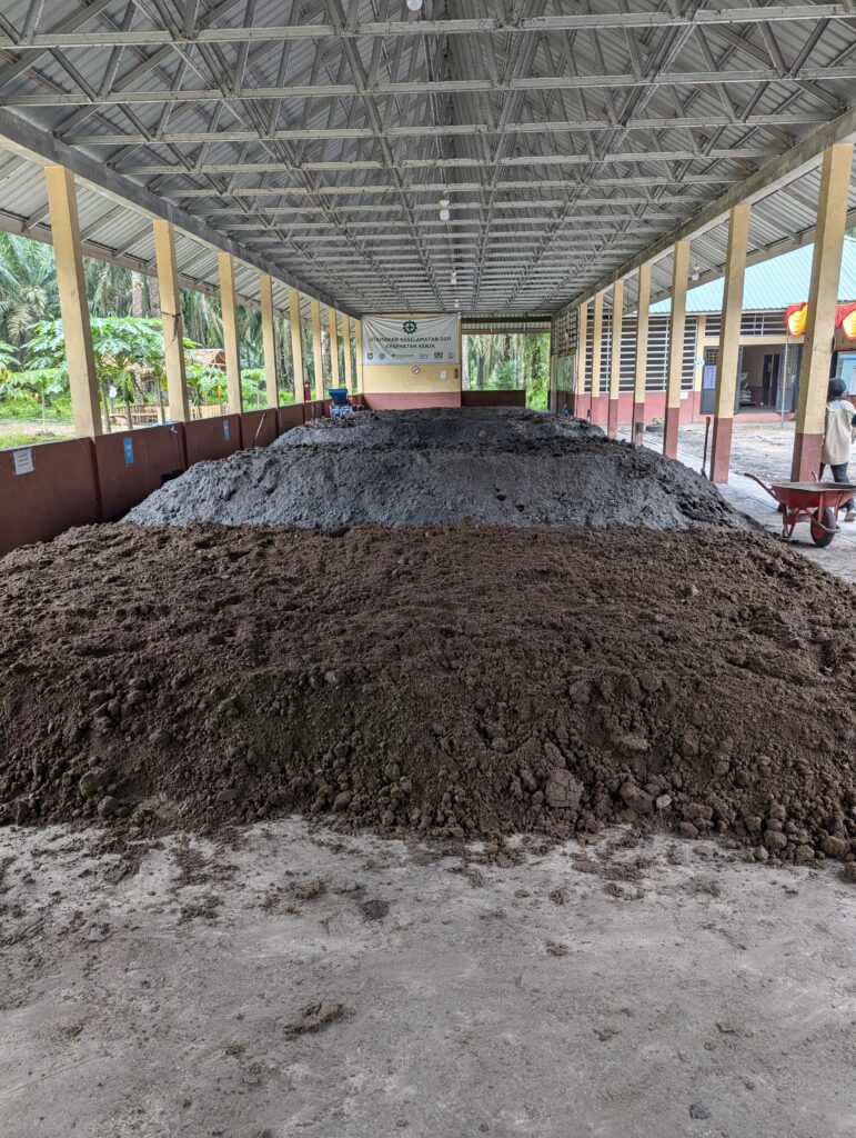 large scale composting